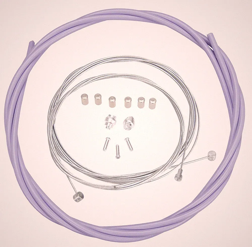 ACS Rotor Freestyle Bicycle Brake Cable Kit for BMX/MTB - LAVENDER