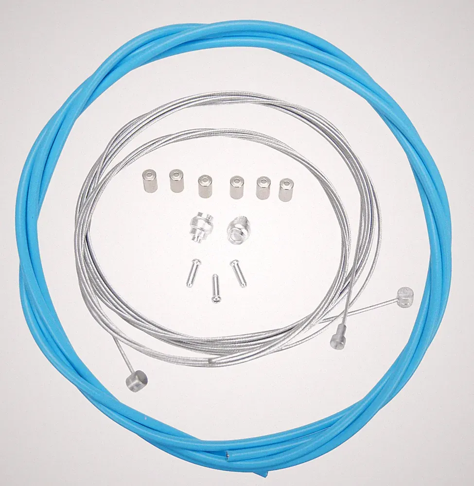 ACS Rotor Freestyle Bicycle Brake Cable Kit for BMX/MTB - LIGHT BLUE